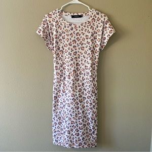 Fashion Cheetah Leopard Animal Print Butter Soft Midi Dress Front or Back Tie